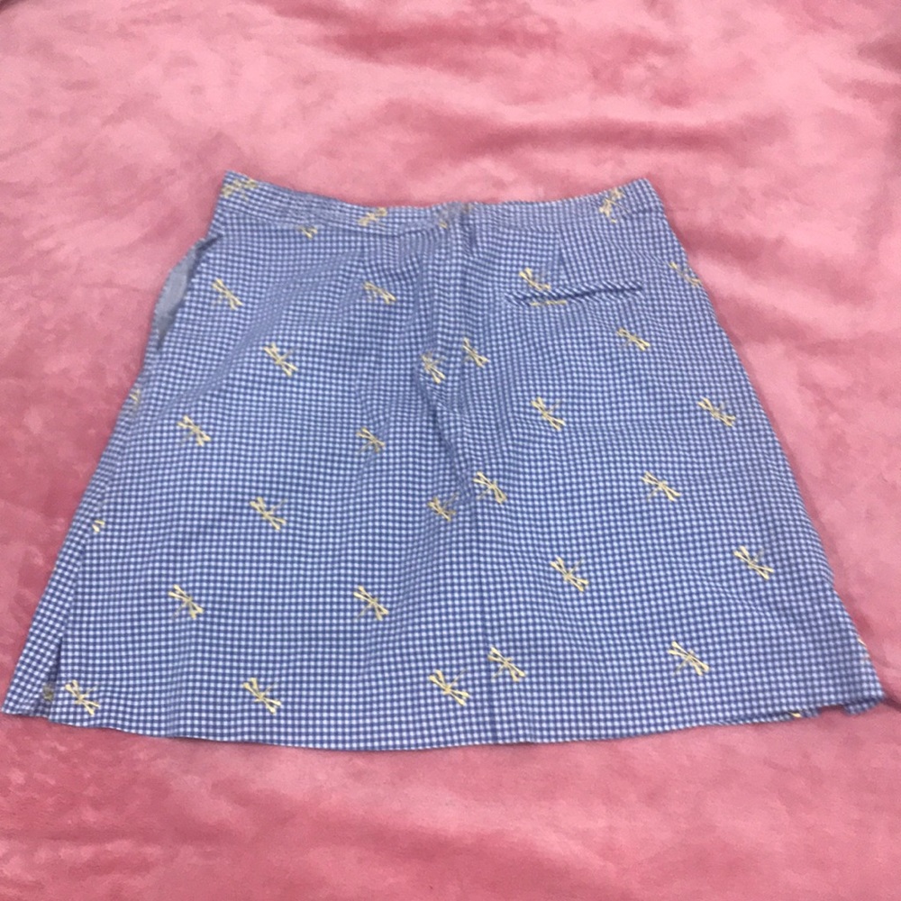 Preppy blue skirt